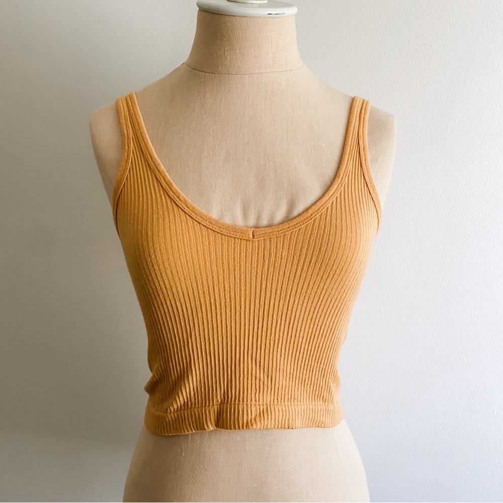Out From Under Ribbed Cropped Tank Top